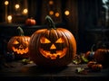 Pumpkin Portrait: Halloween Day\'s Shining Star