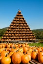 Pumpkin Pyramid Royalty Free Stock Photo