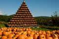 Pumpkin Pyramid Royalty Free Stock Photo