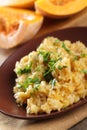 Pumpkin risotto