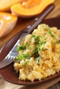 Pumpkin risotto