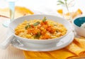 Pumpkin risotto Royalty Free Stock Photo