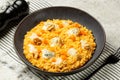 Pumpkin Risotto with Gorgonzola Cheese and walnuts Royalty Free Stock Photo