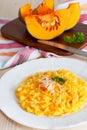 Pumpkin risotto Royalty Free Stock Photo