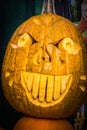 Pumpkin Scary Funny Face Expressive Comedy Halloween Holiday Out