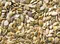 Pumpkin seeds background Royalty Free Stock Photo