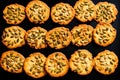 Pumpkin Seeds Cookies , Pepita Grains Biscuit, Healthy Cereal Crackers, Homemade Pumpkin Seed