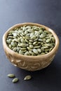 Pumpkin seeds or pepitas Royalty Free Stock Photo