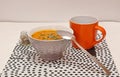 Pumpkin Soup Bowl Royalty Free Stock Photo