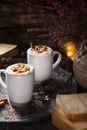 Pumpkin spice chai latte Royalty Free Stock Photo