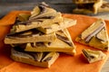 Pumpkin Spice and Chocolate Swirled Bark Candy