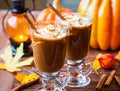 Pumpkin Spice Coffee Royalty Free Stock Photo