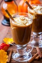 Pumpkin Spice Coffee Royalty Free Stock Photo