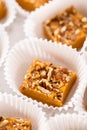 Pumpkin spice fudge with pecans