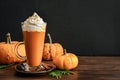 Pumpkin spice latte Royalty Free Stock Photo