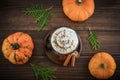 Pumpkin spice latte Royalty Free Stock Photo