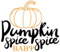 Pumpkin Spice Spice Baby. Give thanks. Good for baby clothes