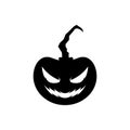 pumpkin vector Halloween icon Royalty Free Stock Photo