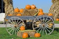 Pumpkin Wagon Royalty Free Stock Photo