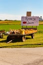 Pumpkin Wagon Lancaster County Royalty Free Stock Photo