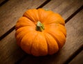 Pumpkin on wooden background