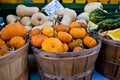 Pumpkins in a basket