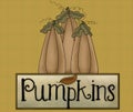 Pumpkins Fall Season Background Royalty Free Stock Photo