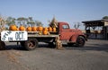 Pumpkins on Old Farm Truck Royalty Free Stock Photo