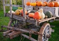 Pumpkins Old Farm Wagon