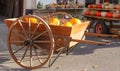 Pumpkins. Wagon. Autumn. Colorful. Outdoor