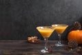 Pumpkintini pumpkin martini cocktail