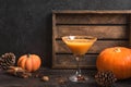 Pumpkintini pumpkin martini cocktail