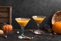 Pumpkintini pumpkin martini cocktail