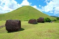 Puna Pau - prehistoric quarry on Easter Island, Chile