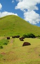 Puna Pau - prehistoric quarry on Easter Island, Chile