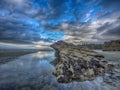 Punakaiki coastline at sunset, NZ