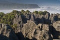 Punakaiki pancake rock, New Zealand Royalty Free Stock Photo