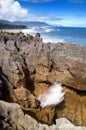 Punakaiki Pancake Rocks Royalty Free Stock Photo