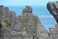 Punakaiki Pancake Rocks, New Zealand Royalty Free Stock Photo