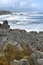 Punakaiki Pancake Rocks, New Zealand Royalty Free Stock Photo