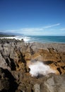 Punakaiki Pancake Rocks New Zealand West Coast National Park South Island Royalty Free Stock Photo