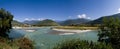 Punakha Dzong and the Mo Chhu river in Bhutan