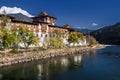 Punakha Dzong Monastery, one of the largest monestary in Asia, Punakha, Bhutan