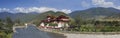 Punakha Monastery in Bhutan Asia Royalty Free Stock Photo
