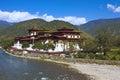 Punakha Monastery in Bhutan Asia Royalty Free Stock Photo