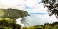 The Punaluu black sand beach, Big Island, Hawaii Royalty Free Stock Photo