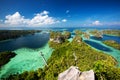 Puncak Harfat Harun Fatimah geosite Raja Ampat , Indonesia Royalty Free Stock Photo