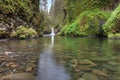 Punch Bowl Falls at Eagle Creek Royalty Free Stock Photo