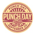 Punch Day, September 20 Royalty Free Stock Photo