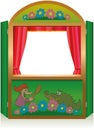 Punch And Judy Booth Royalty Free Stock Photo